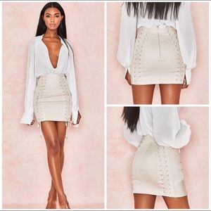 House of CB - Taupe Chania Skirt